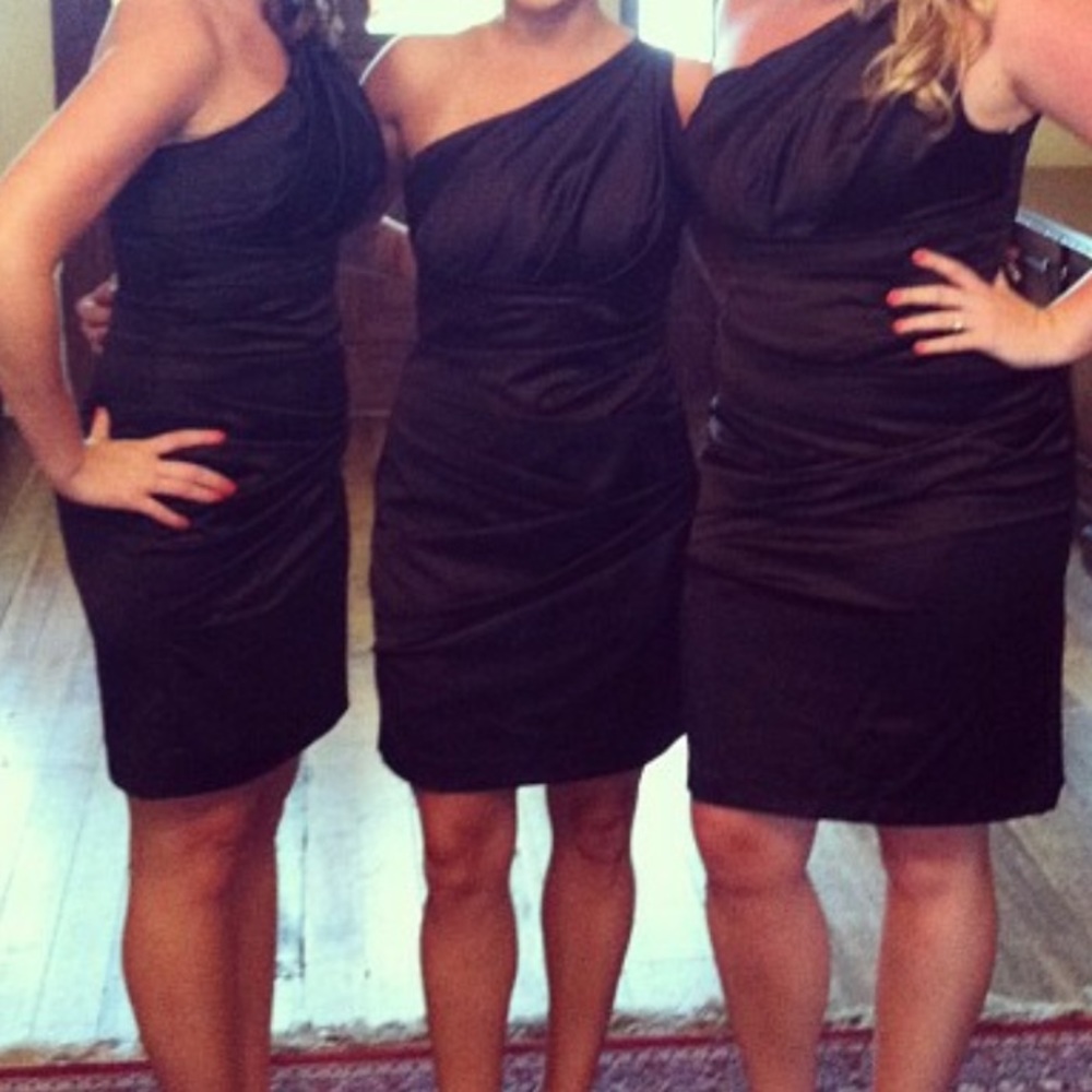 Black One Shoulder Dress